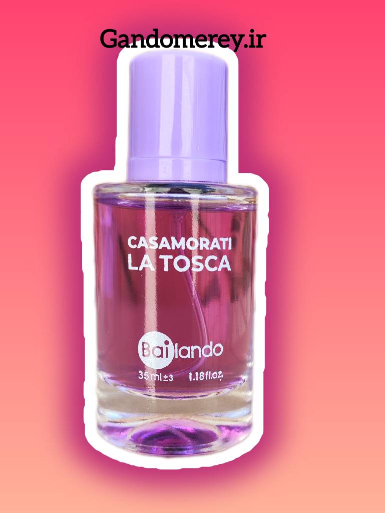 ادوپرفیوم زنانه بایلندو مدل لاتوسکا LA TOSCA حجم 35 میلی لیتر برگرفته از رایحه عطر کازاموراتی زرجف لا توسکا