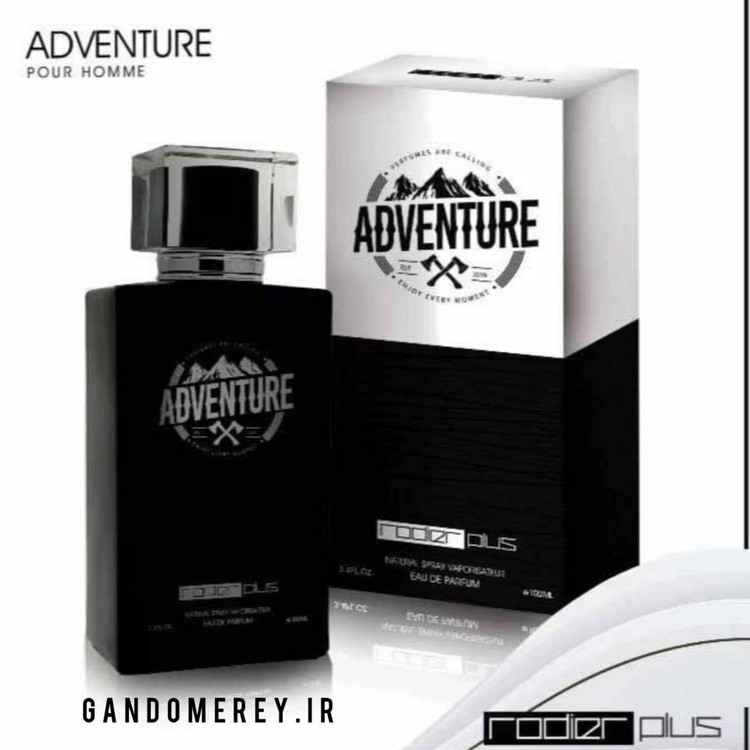 ادوپرفیوم مردانه رودیر پلاس RODIER PLUS مدل ادونچر ADVENTURE رایحه کرید اونتوس حجم 100 میلی لیتر