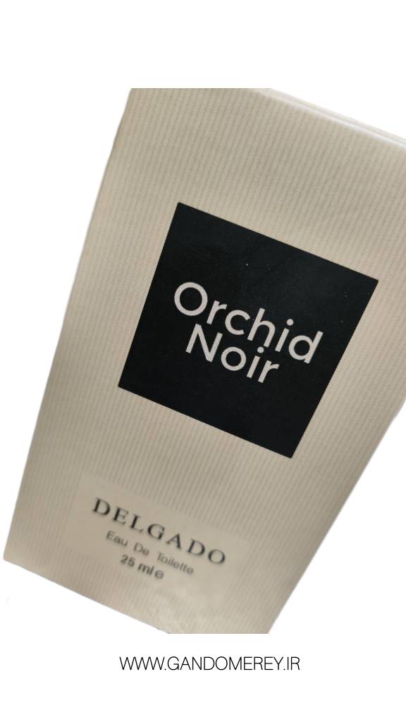 عطر جیبی مردانه دلگادو مدل ORCHID NOIR حجم ۲۵ میل