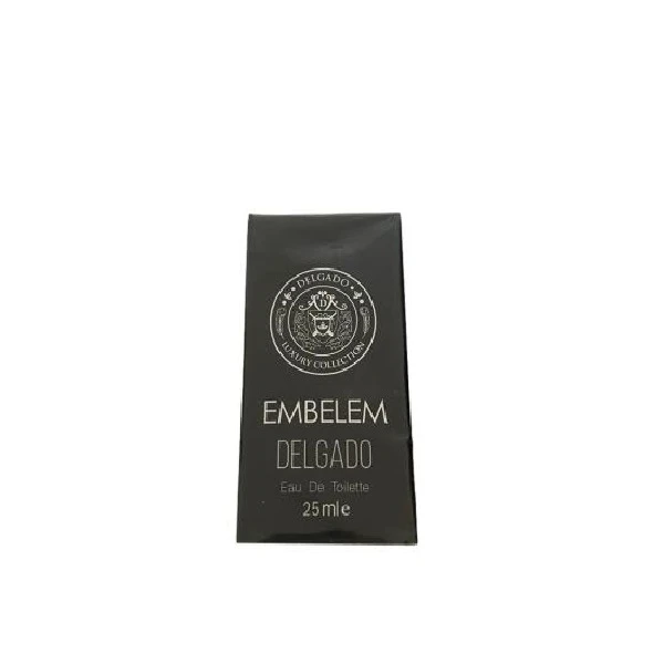 ادکلن وعطر جیبی مردانه امبلیم EMBLEM برند دلگادو حجم ۲۵ میل