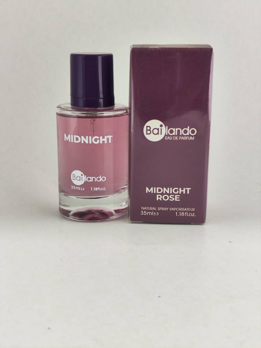 عطر جیبی بایلندو میدنایت رز زنانه MIDNIGHT ROSEحجم 35 میلی لیتر