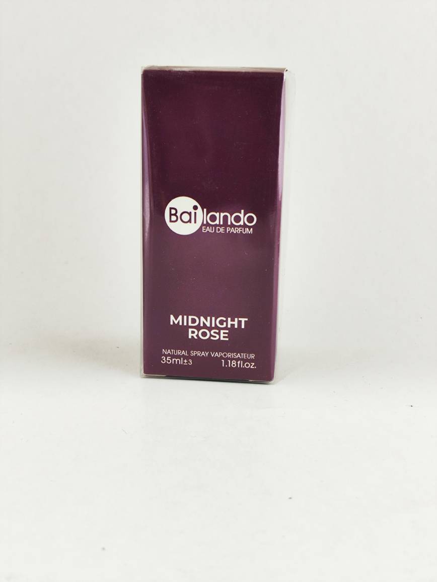 عطر جیبی بایلندو میدنایت رز زنانه MIDNIGHT ROSEحجم 35 میلی لیتر