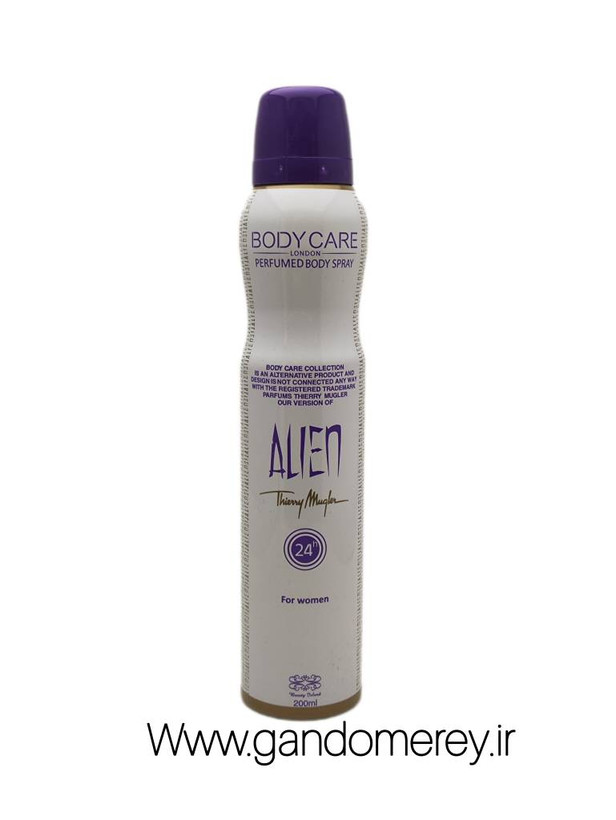 اسپری خوشبو کننده بدن زنانه بادی کر مدل ALIEN حجم 200 میلی لیتر