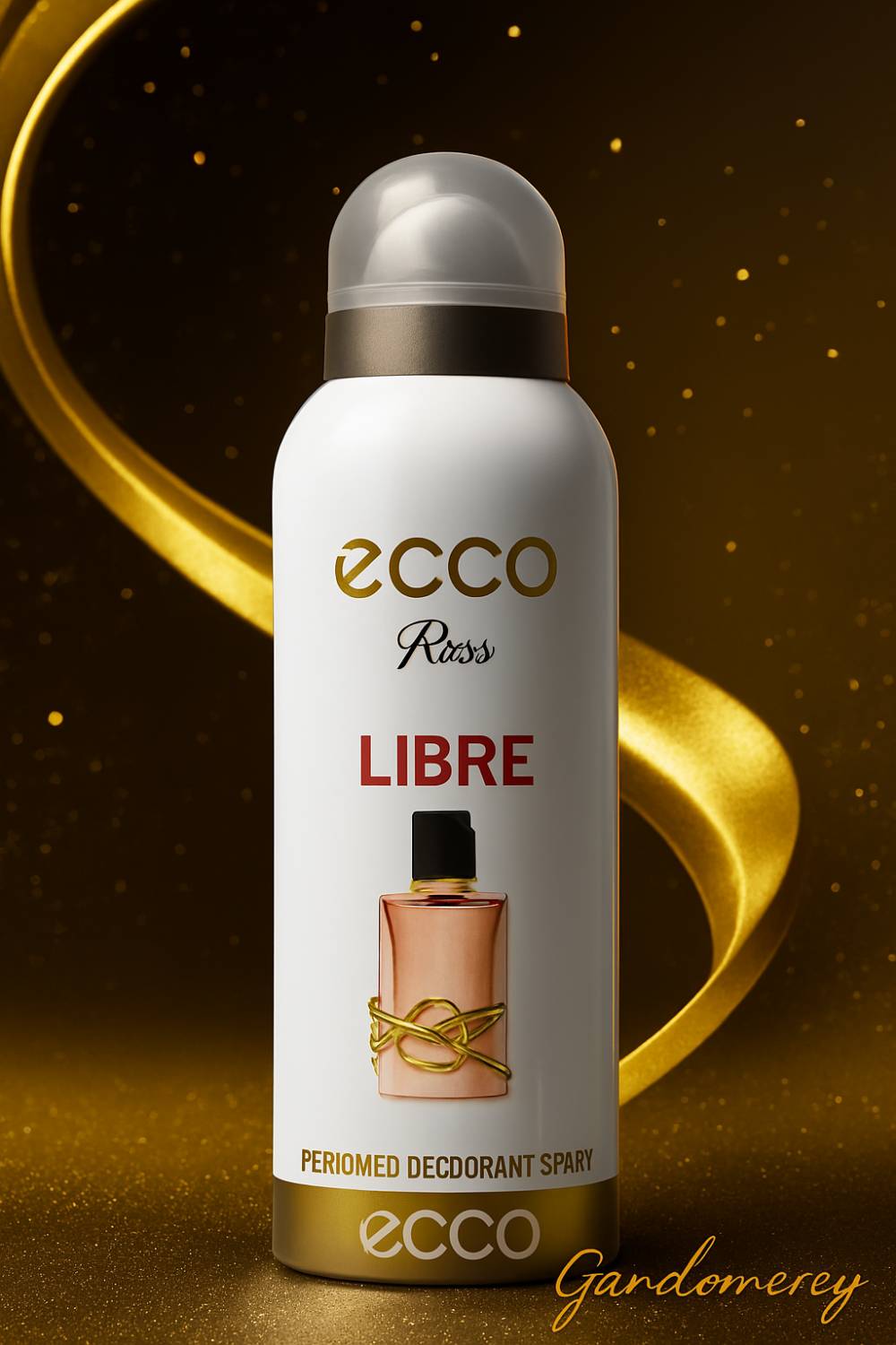 اسپری خوشبوکننده بدن زنانه اکو مدل راس با رایحه لیبر (ECCO Ross Libre)