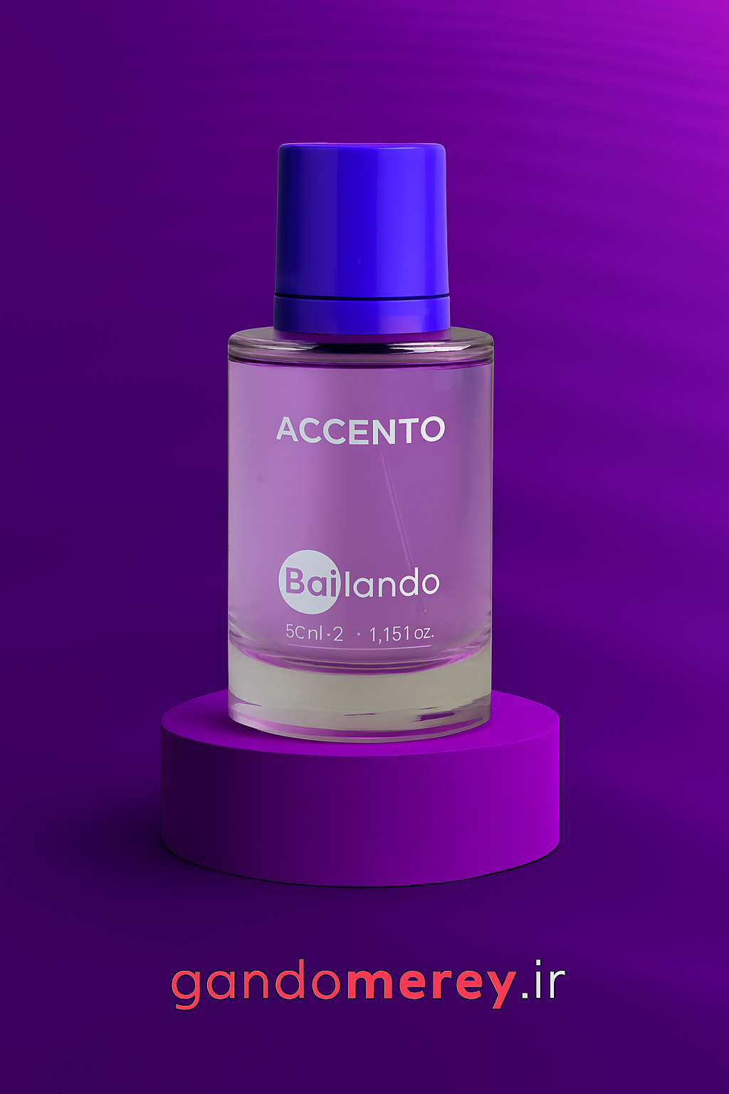عطر جیبی زنانه بایلندو مدل اکسنتو Accent حجم 35 میلی لیتر