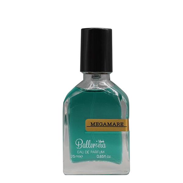 عطر جیبی مردانه بالرینا مگامار MEGAMARE حجم 25 میلی لیتر