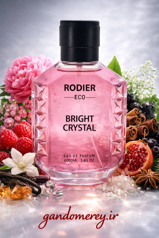 ادوپرفیوم زنانه اکو برایت کریستالBRIGHT CRYSTAL حجم100میلی لیتر