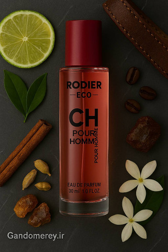 ادوپرفیوم عطر جیبی مردانه رودیر اکو سی اچ CH حجم ۳۰ میلیلیتر