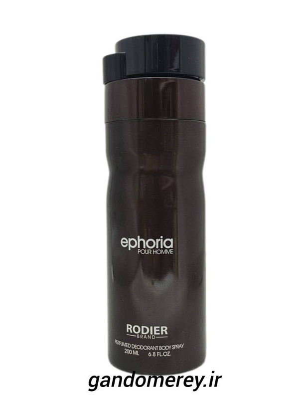 اسپری بدن مردانه رودیر مدل ایفوریا پور هوم Ephoria pour homme حجم 200 میلی لیتر