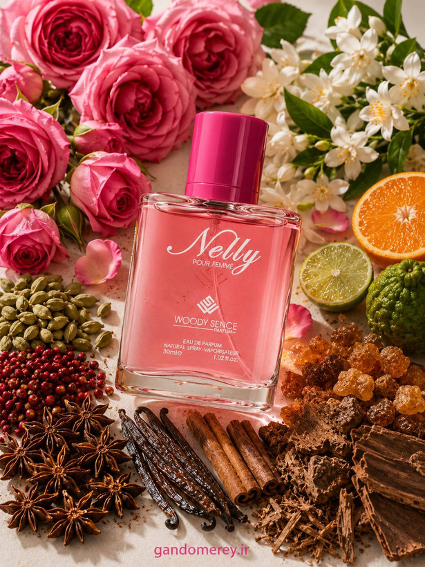عطر جیبی پرفيوم وودي سنس حجم30ميل لیتر مدل نیلیNELLY