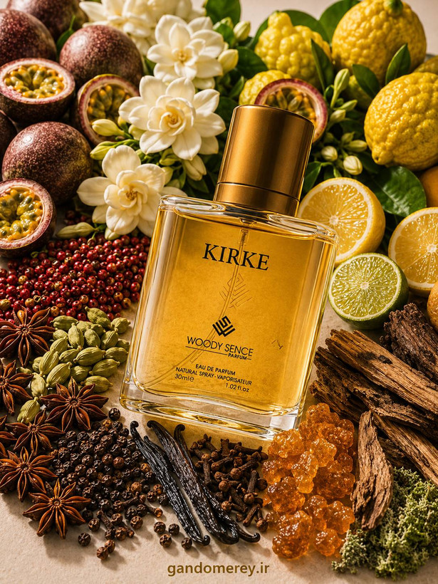 عطر جیبی پرفيوم وودي سنس حجم30ميل لیتر مدل کریکKIRKE