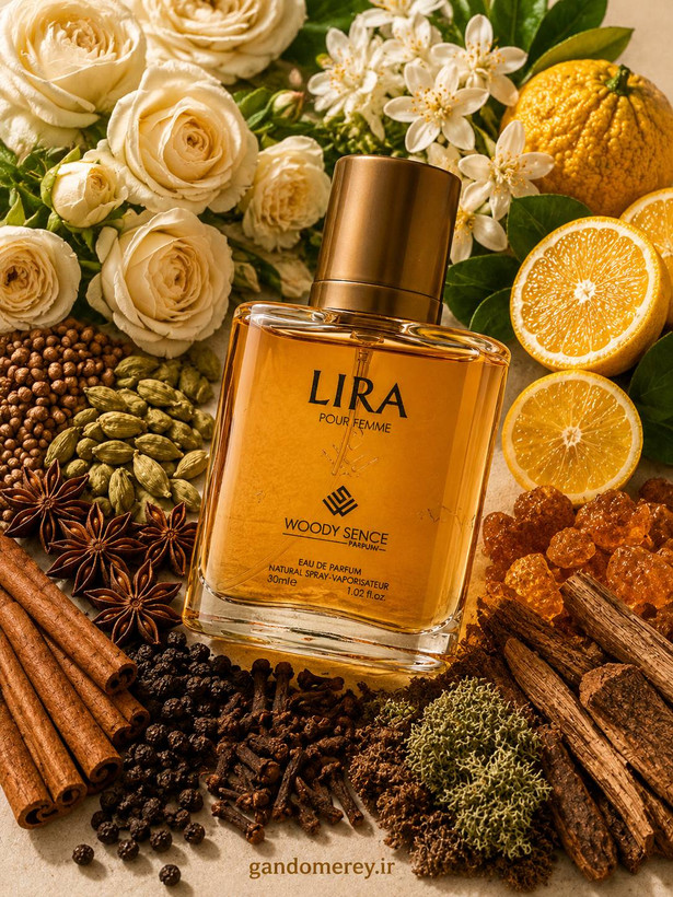 عطر جیبی پرفيوم وودي سنس حجم30ميل لیتر مدل لیراLIRA