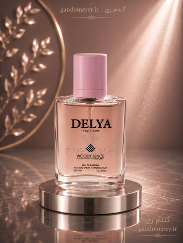 عطر جیبی پرفيوم وودي سنس مدل دلیاDELYA حجم30ميل لیتر