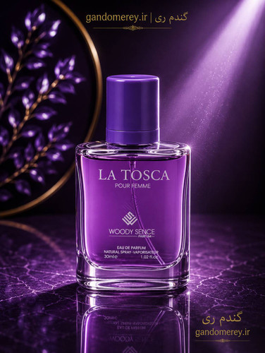 عطر جیبی پرفيوم وودي سنس مدل لاتوسکاLA TUSCA حجم30ميل لیتر