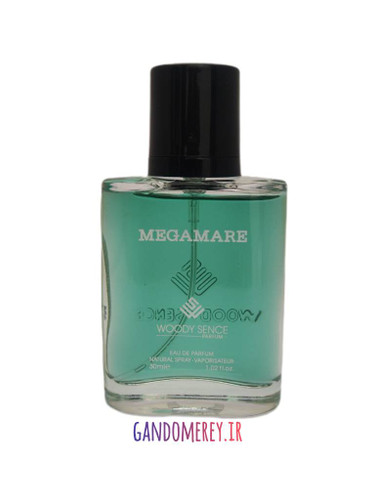 عطر جیبی پرفيوم وودي سنس مدل مگامارMEGAMARE حجم30ميلی لیتر