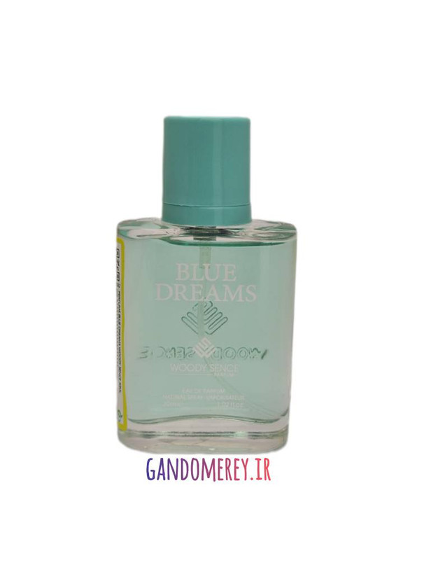 عطر جیبی پرفيوم وودي سنس مدل بلو درام BLUE DREAMS حجم30ميل لیتر