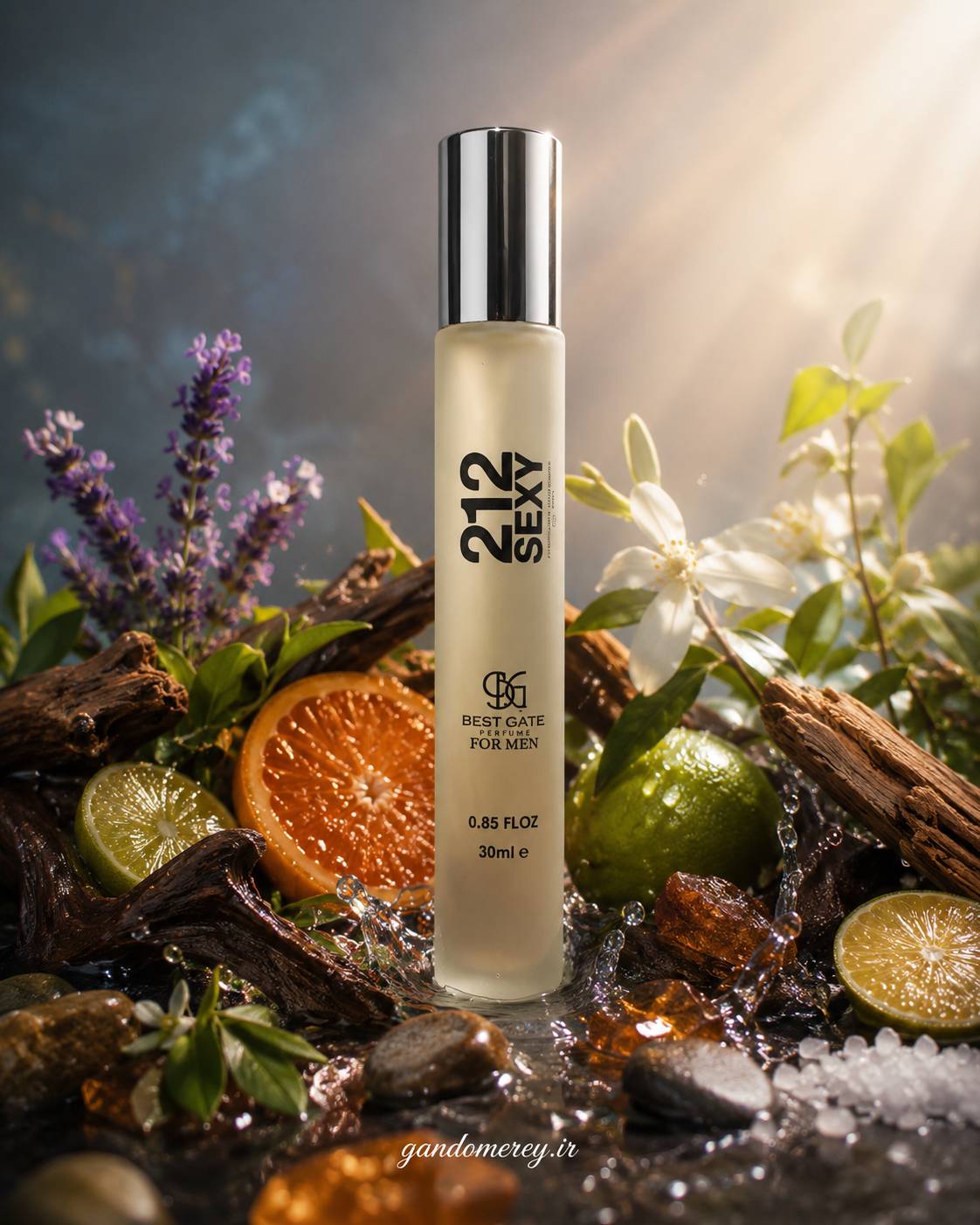 عطر جیبی مردانه پرفیوم بست گیت مدل 212 سکسی (212 Sexy Men) حجم ۳۰ میلی‌لیتر | رایحه گرم و اغواکننده