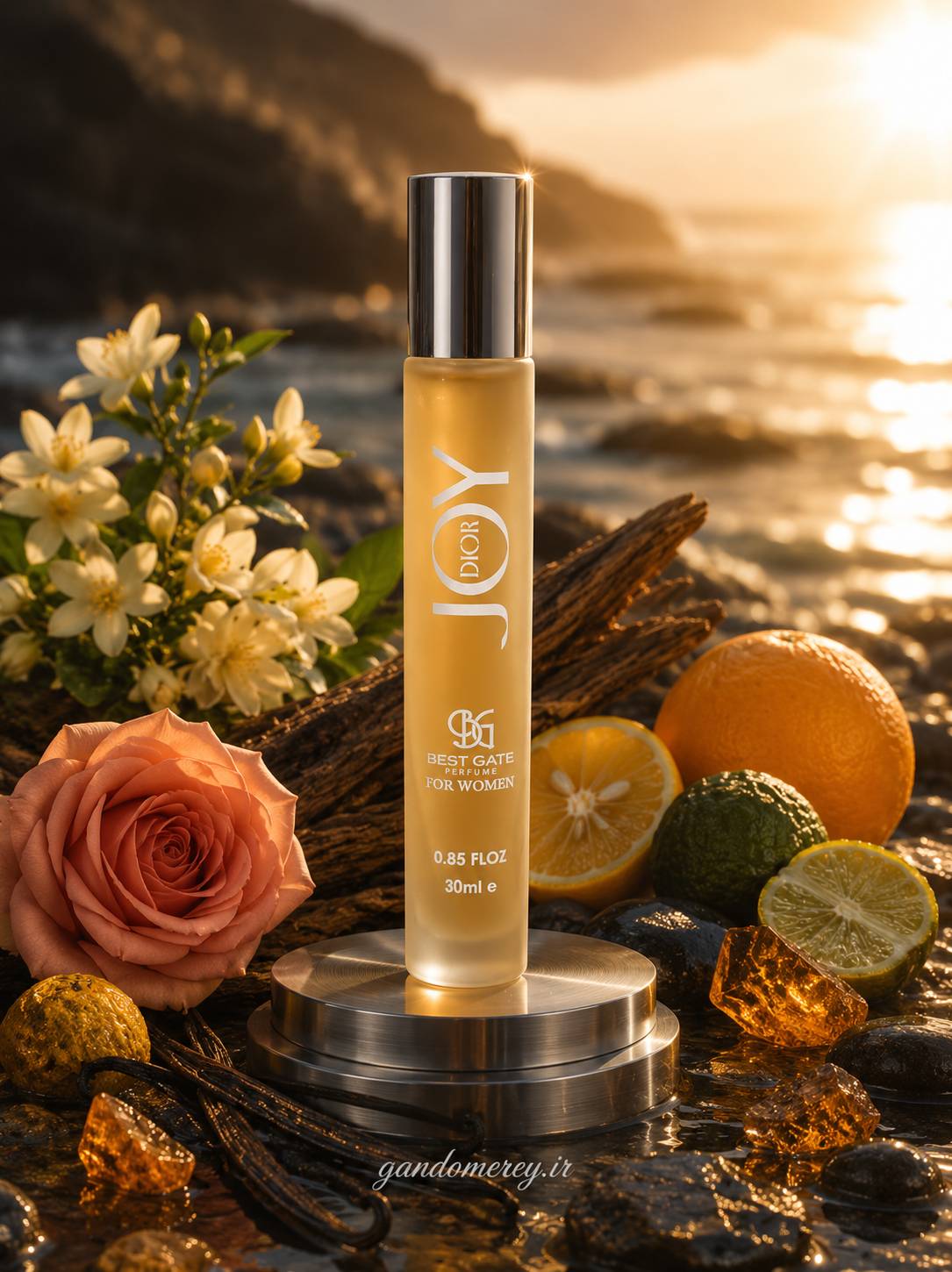 عطر جیبی زنانه پرفیوم بست گیت مدل Joy Dior (جوی دیور) حجم ۳۰ میلی‌لیتر | رایحه گلی، مرکباتی، شاداب و ماندگار
