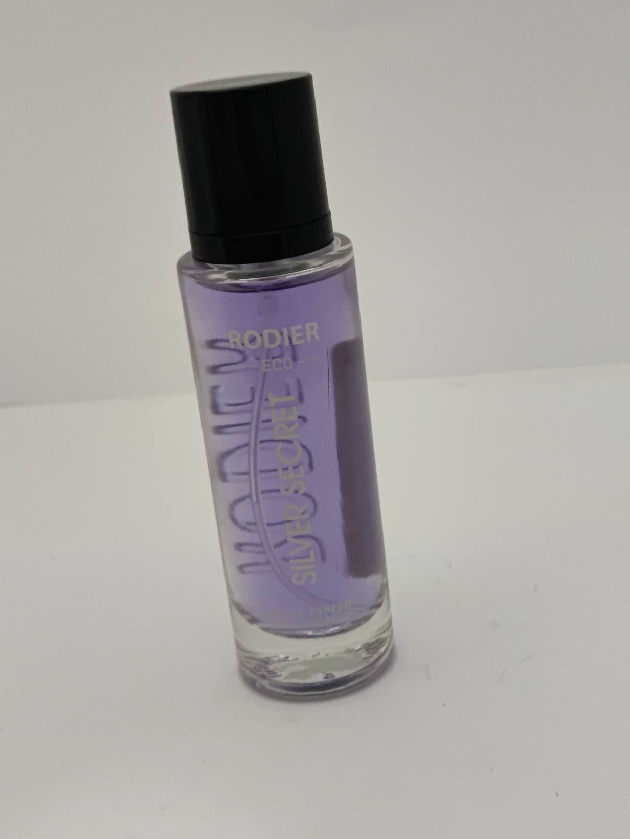 عطر جیبی مردانه رودیر مدل سیلور سکرت Silver Secret حجم 30 میلی لیتر