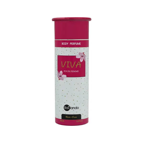 بادی پرفیوم زنانه بایلندو مدل ویوا (Viva Pour Femme) حجم 200 میلیلیتر | رایحه گلی، میوهای و شیرین