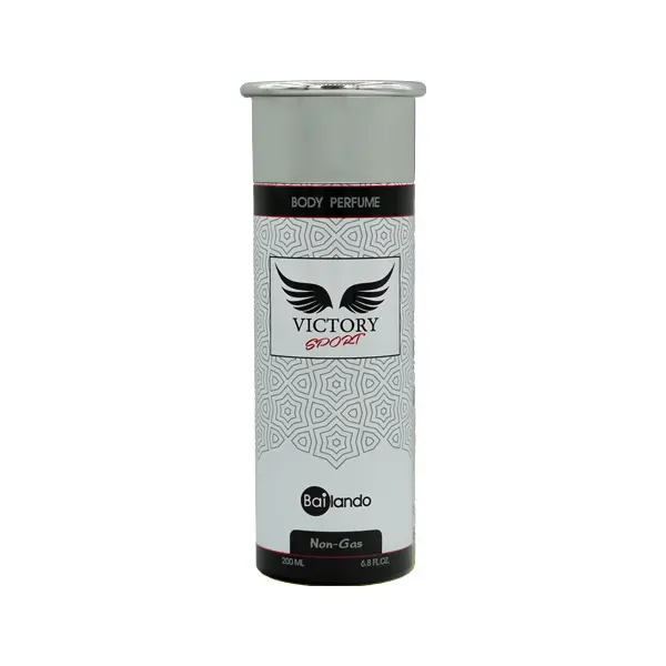 بادی پرفیوم مردانه بایلندو مدل ویکتوری اسپورت VICTORY sport حجم 200 میلی لیتر