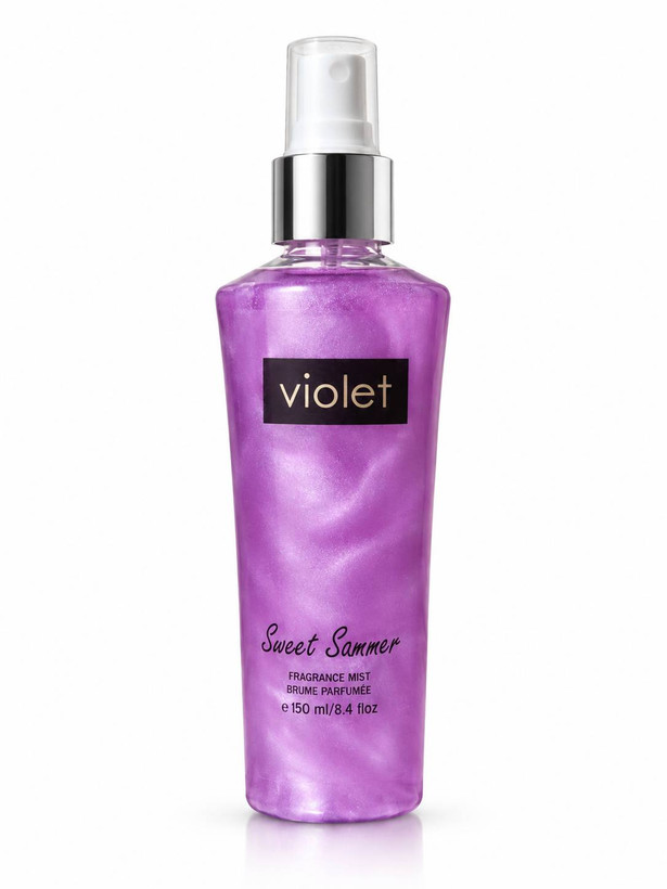 میست خوشبوکننده زنانه ویولت Violet مدل سویت سامر Sweet Summer – حجم ۱۵۰ میلیلیتر | رایحه شیرین، میوهای و گلی