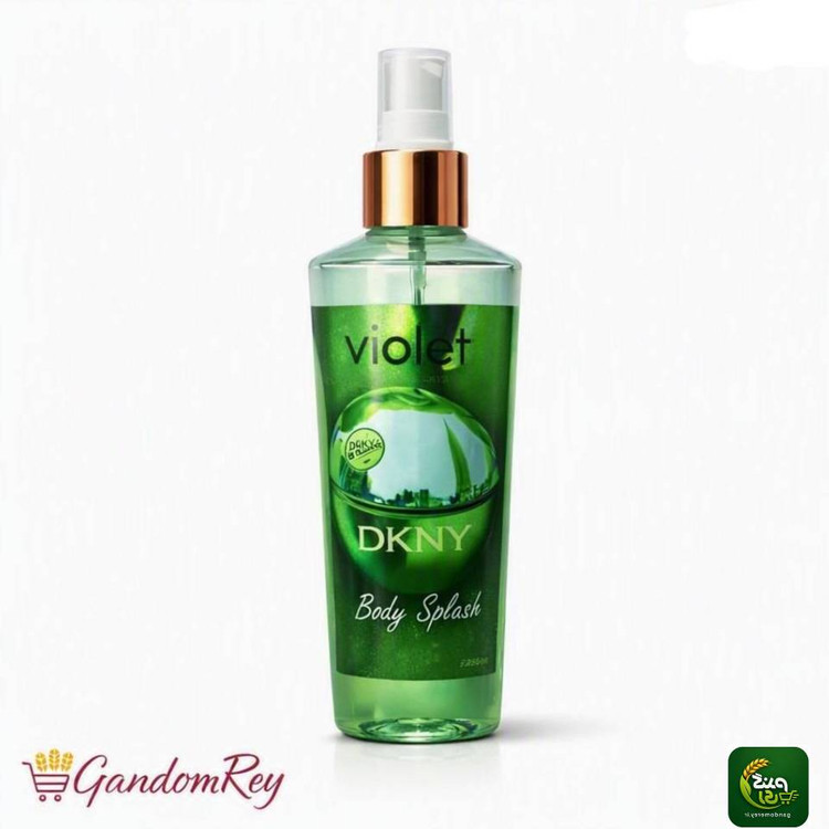 بادی اسپلش زنانه ویولت دونا مدل DKNY حجم 250 میلیلیتر | رایحه خنک، میوهای و گلی